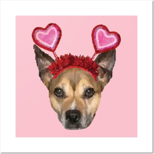 Pitbull Valentine Posters and Art